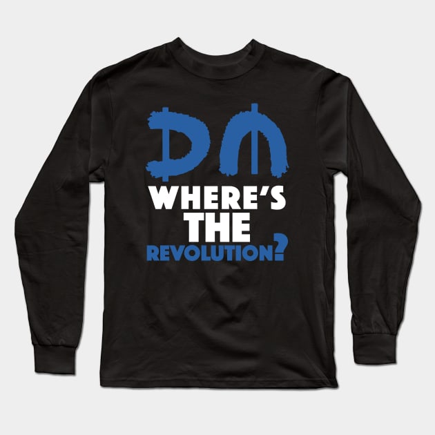 Revolution Blue Long Sleeve T-Shirt by GermanStreetwear